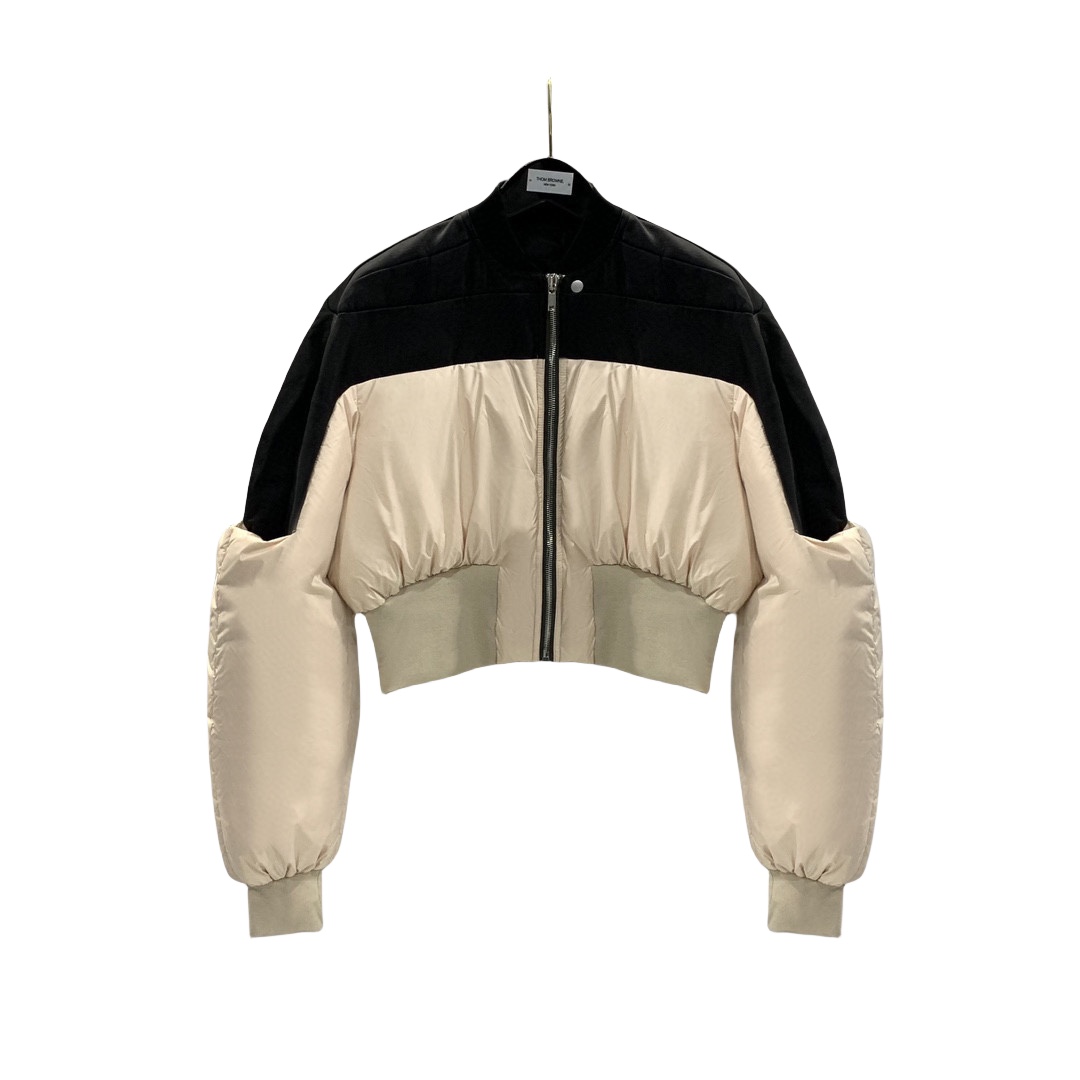 Rick Owens Black Girdered Bomber - DesignerGu