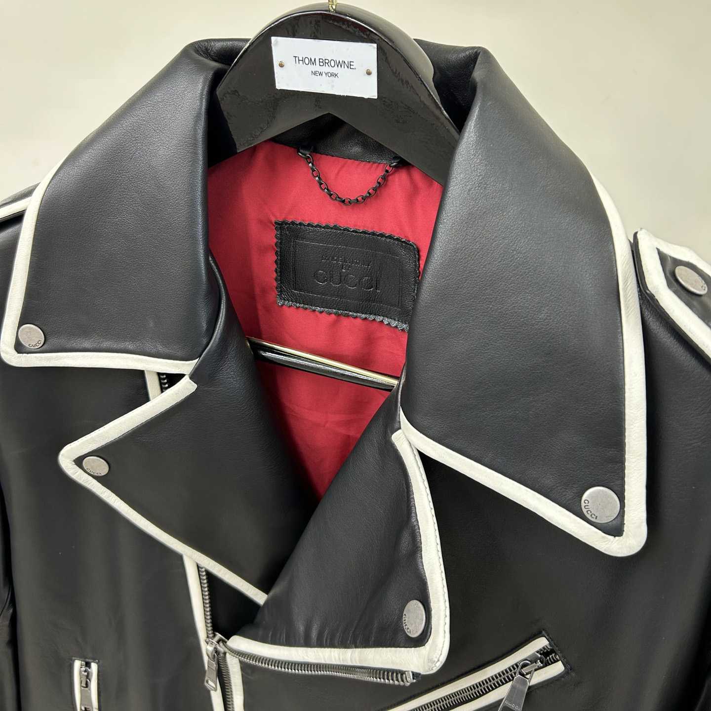 Gucci Leather Jacket - DesignerGu