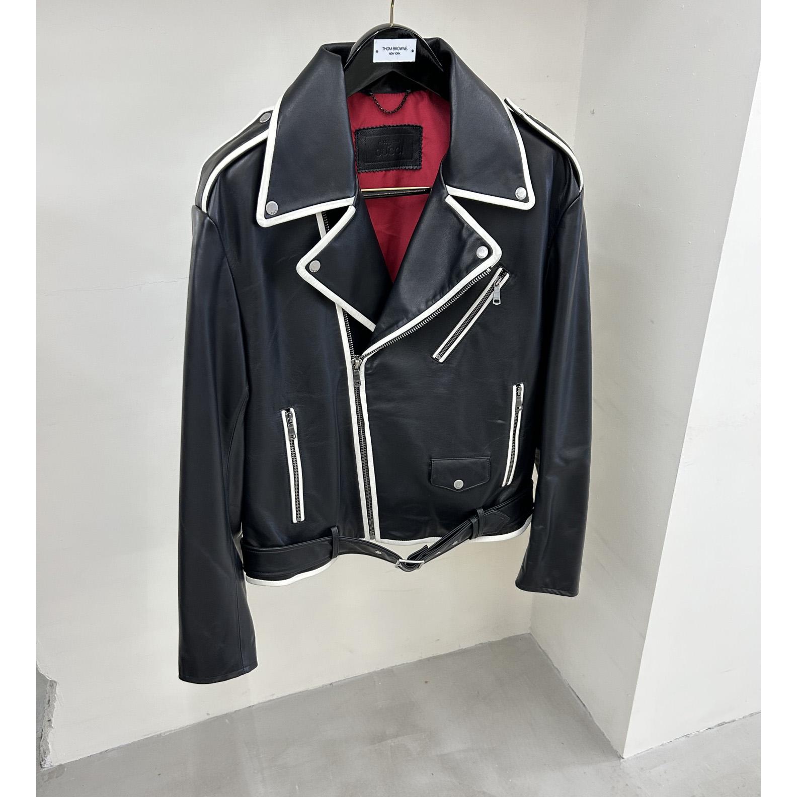 Gucci Leather Jacket - DesignerGu