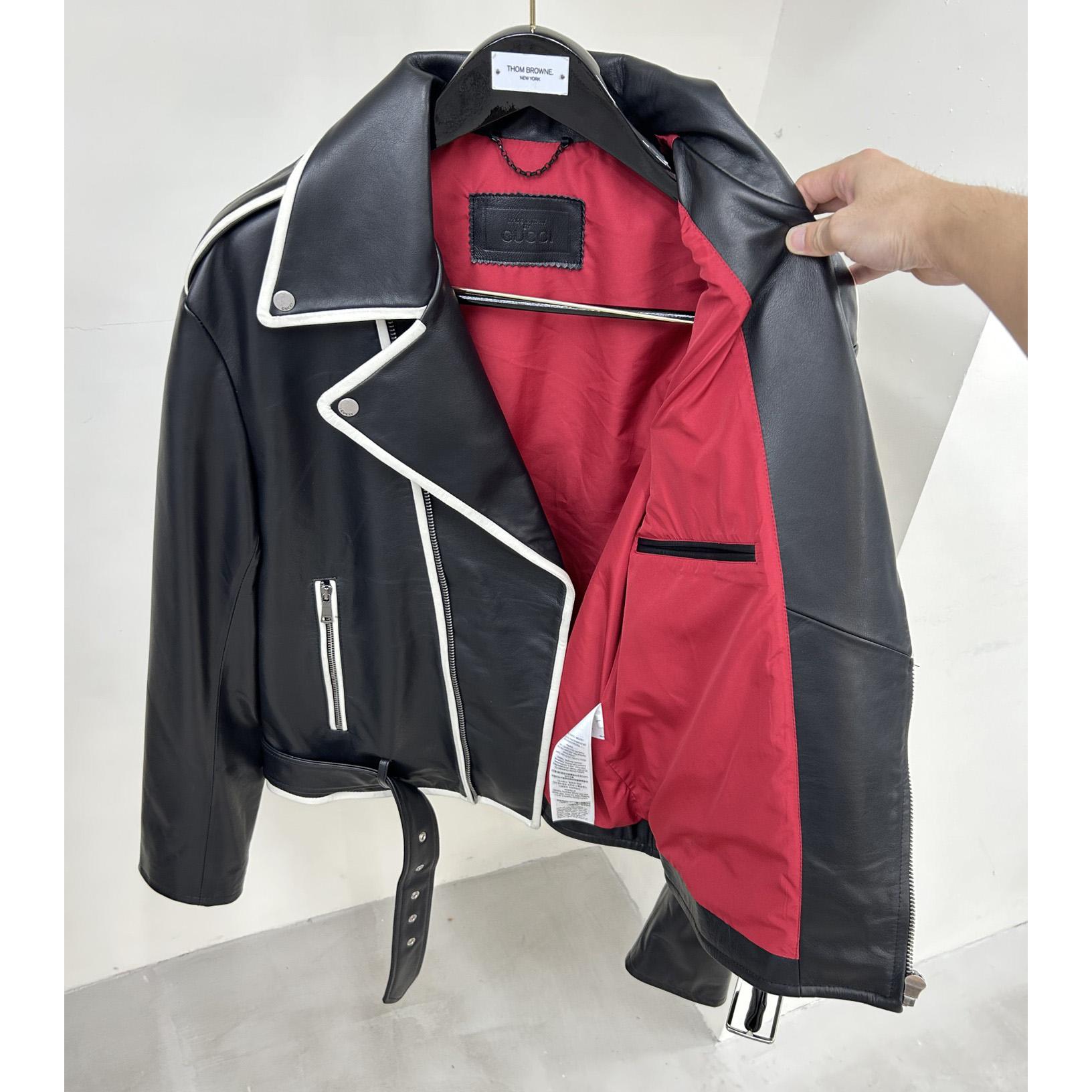 Gucci Leather Jacket - DesignerGu