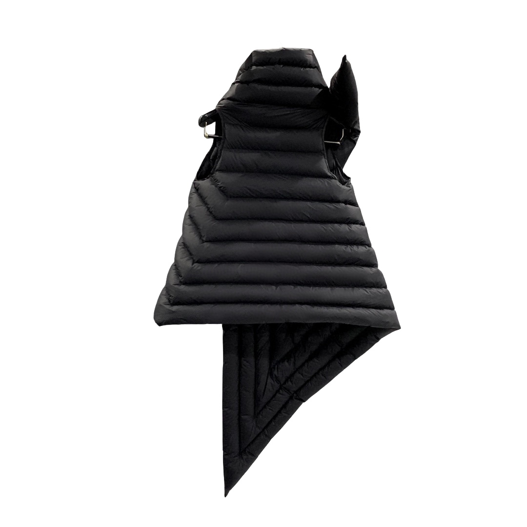 Rick Owens FW23 Luxor Gleam Vest In Black - DesignerGu