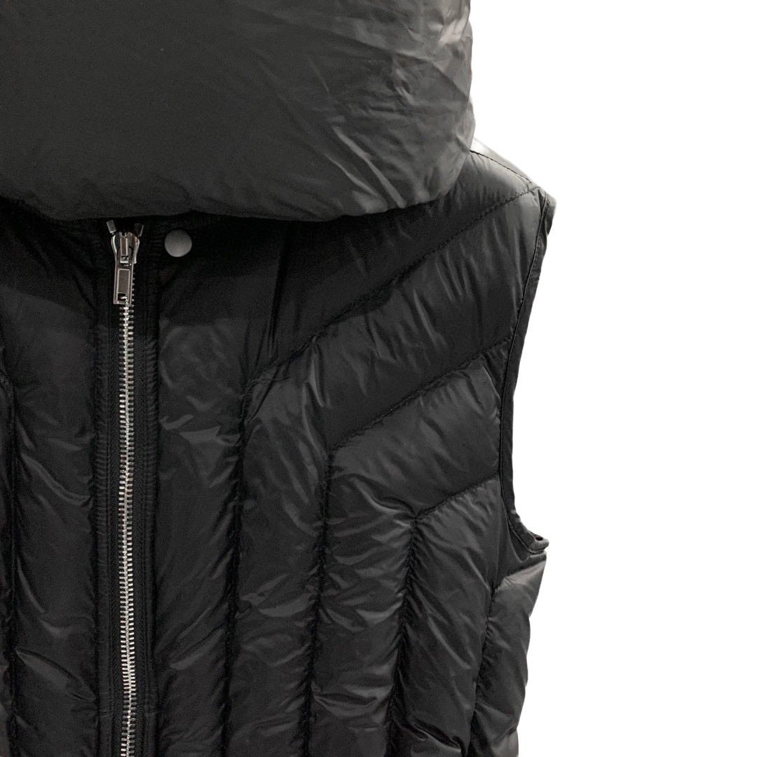 Rick Owens Black Quilted Down Vest - DesignerGu