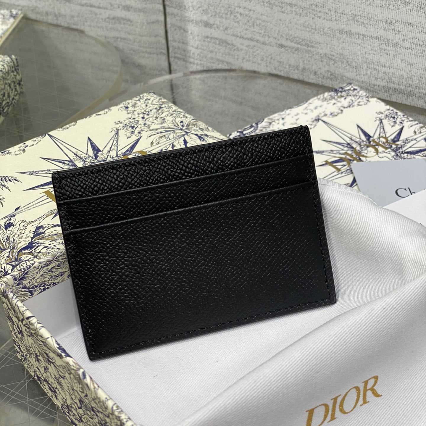 Dior 30 Montaigne Five-Slot Card Holder - DesignerGu