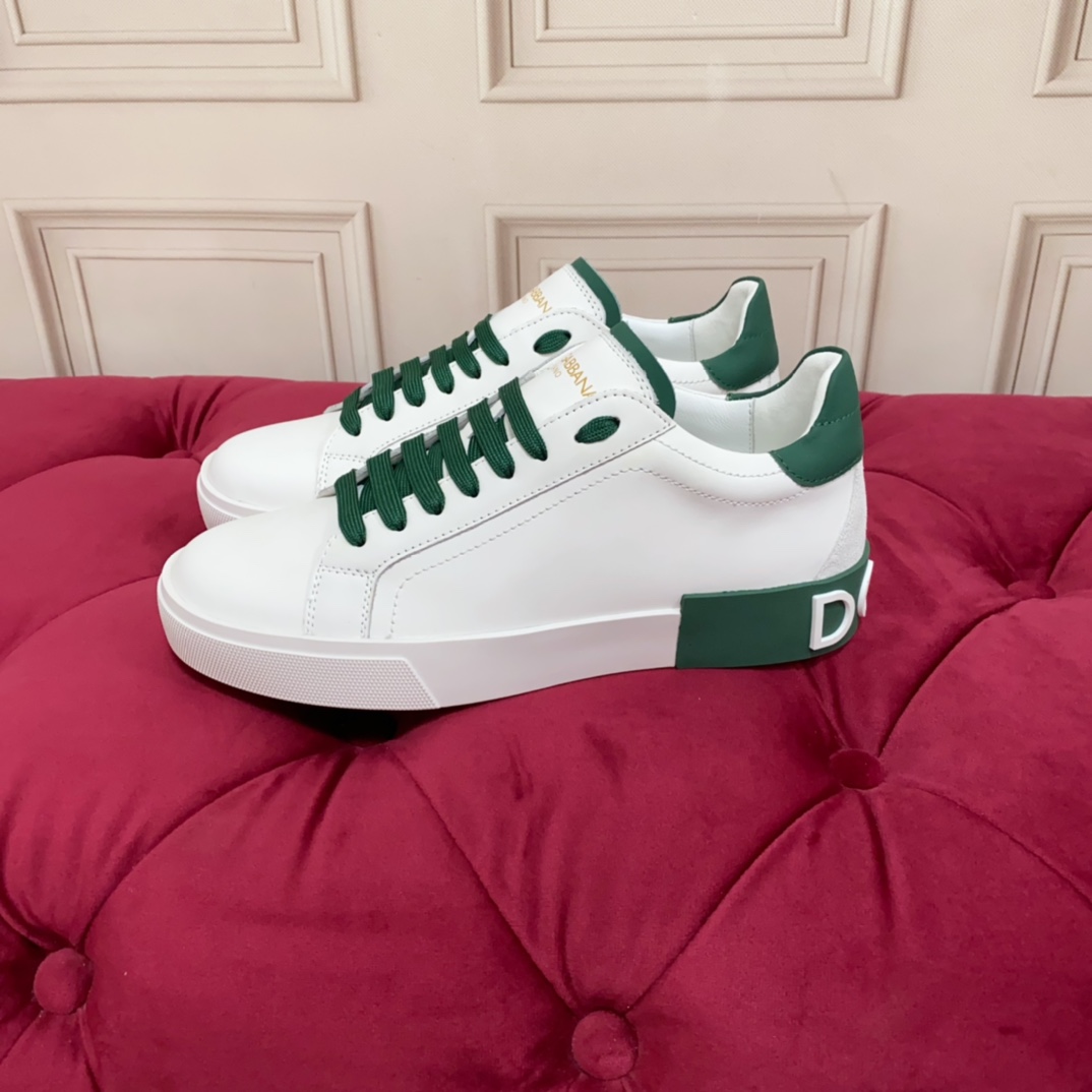 Dolce & Gabbana Calfskin Portofino Sneakers - DesignerGu