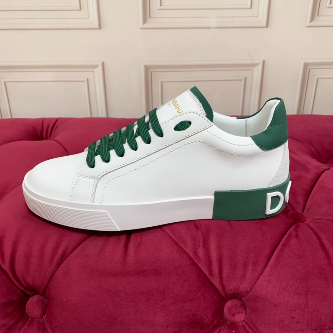 Dolce & Gabbana Calfskin Portofino Sneakers - DesignerGu