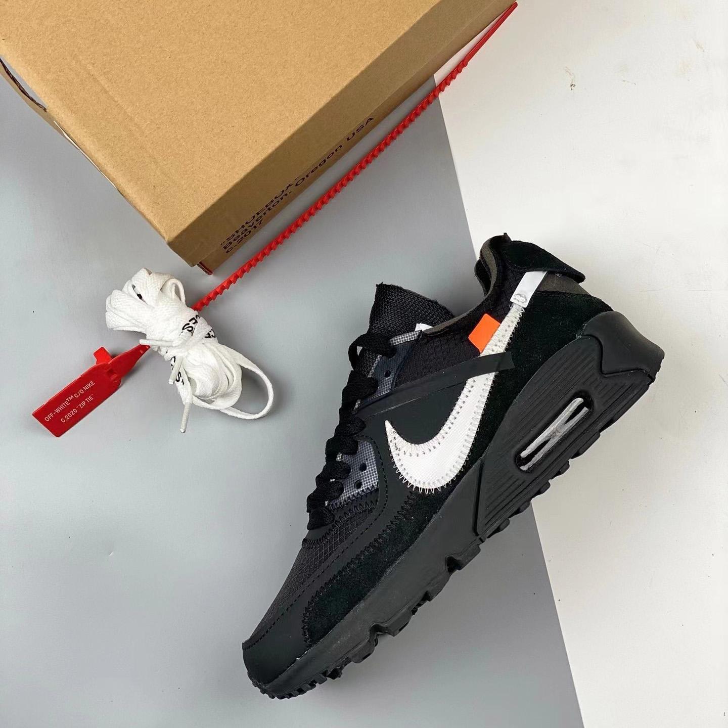 Off-White x Air Max 90 The 10 Sneakers    AA7293-001 - DesignerGu