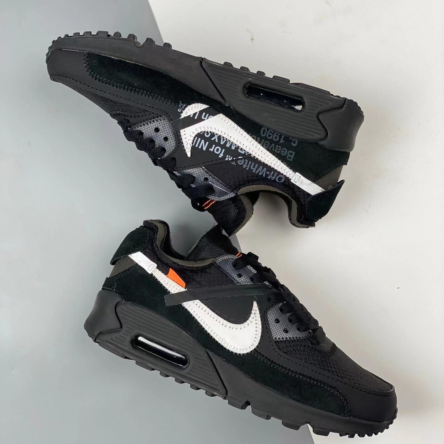 Off-White x Air Max 90 The 10 Sneakers    AA7293-001 - DesignerGu