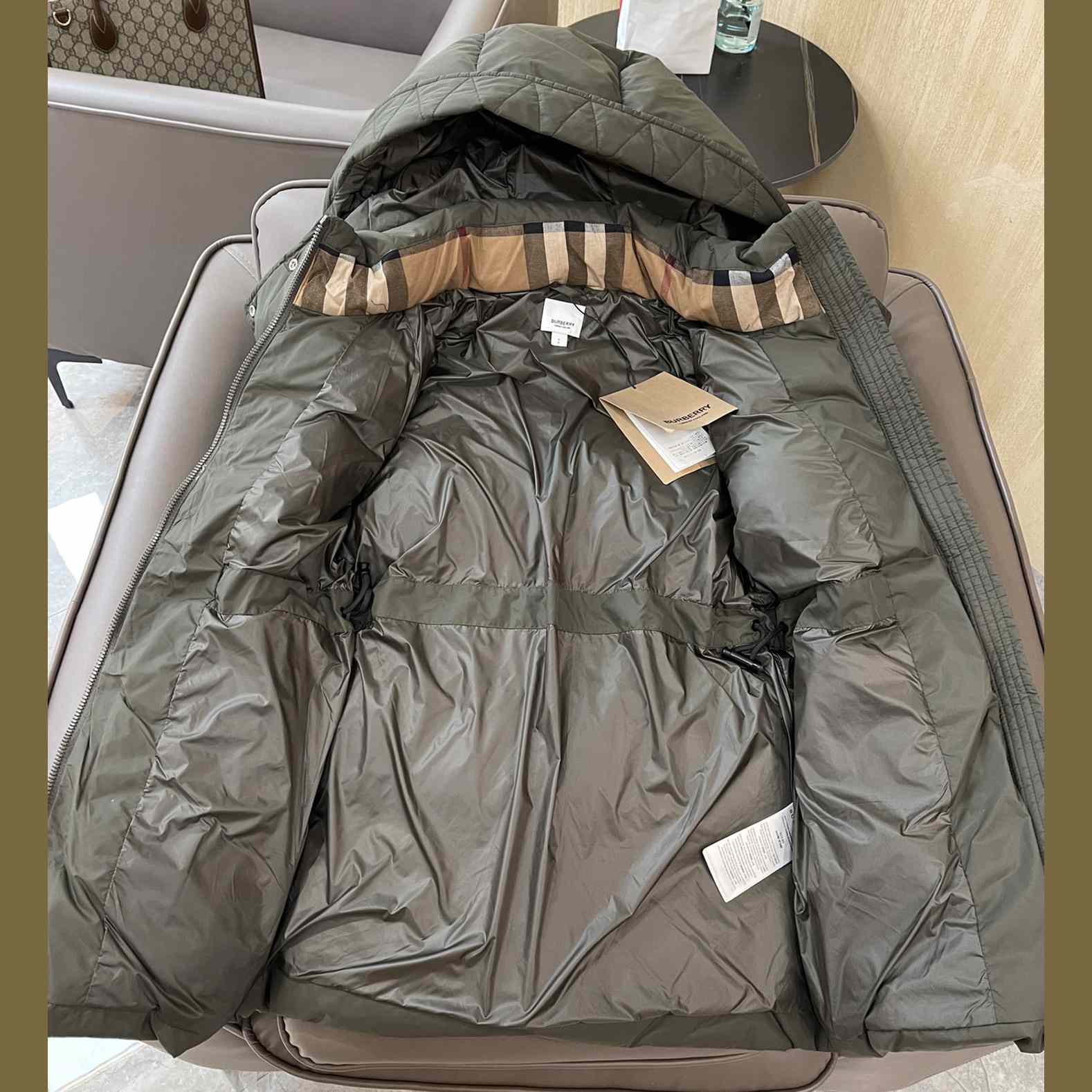 Burberry Hooded Down Jacket - DesignerGu