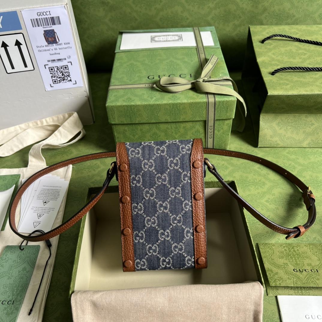 Gucci Horsebit 1955 Mini Bag(11.5-17-4CM) - DesignerGu