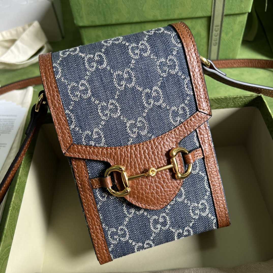 Gucci Horsebit 1955 Mini Bag(11.5-17-4CM) - DesignerGu