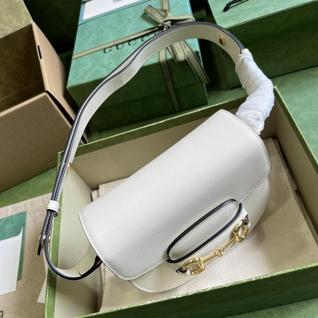 Gucci Horsebit 1955 Mini Rounded Bag (20x 13x 6cm) - DesignerGu