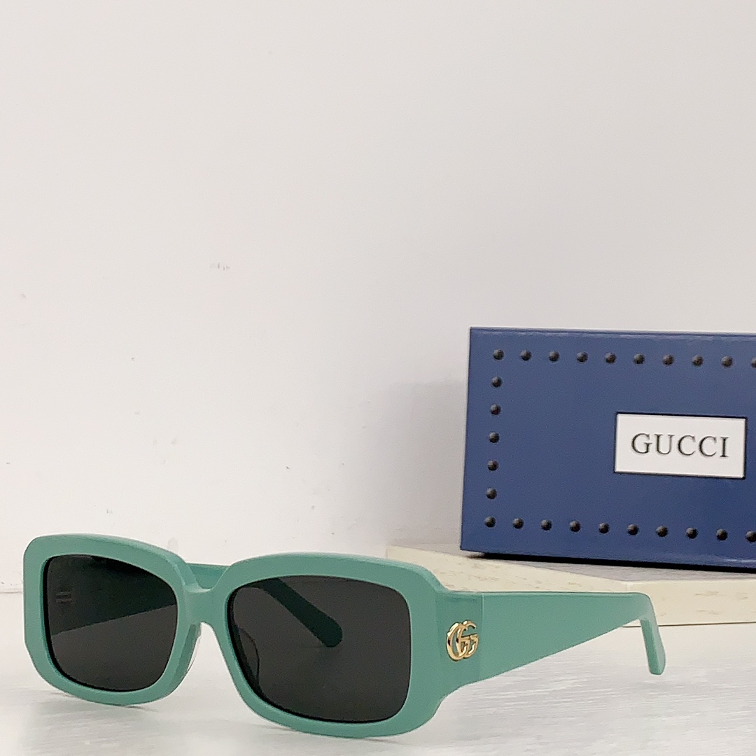 Gucci Specialized Fit Rectangular Sunglasse - DesignerGu