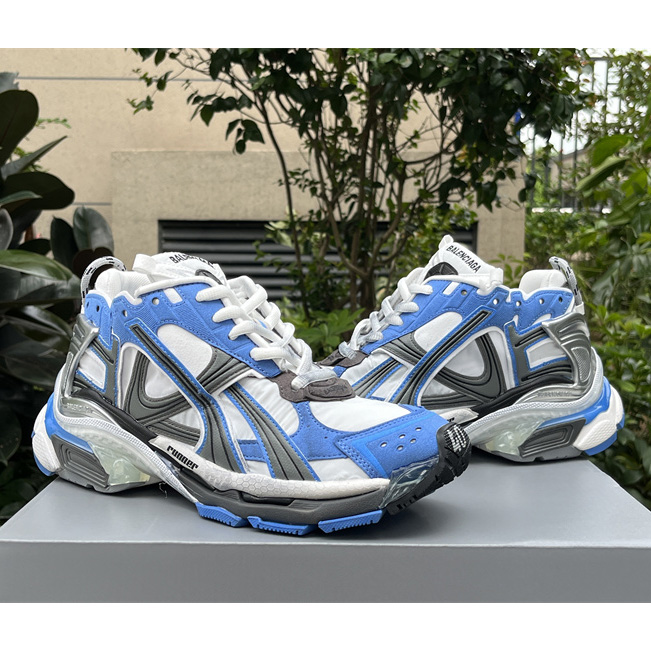 Balenciaga Runner Sneaker In Blue - DesignerGu