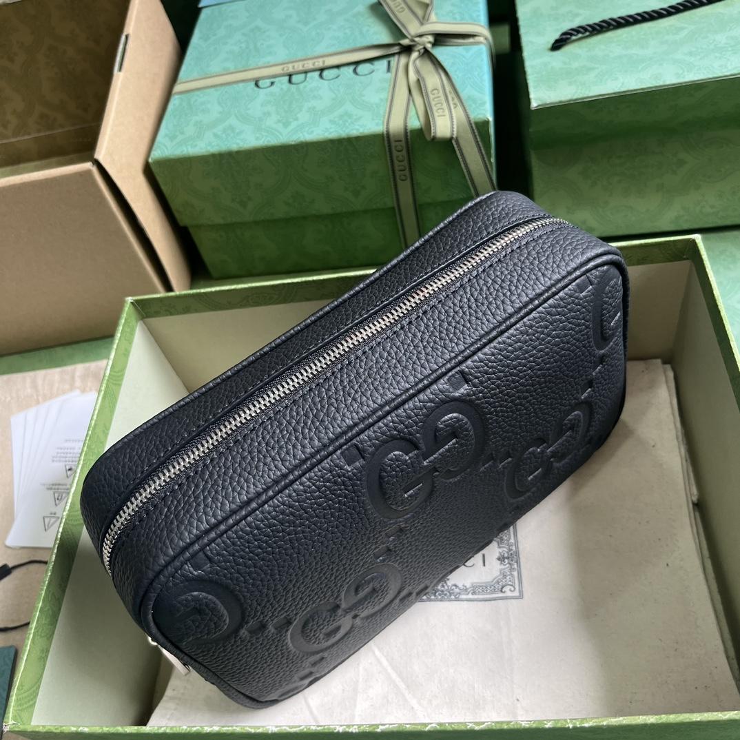 Gucci Jumbo GG Toiletry Case  (23x 14.5x 6.5cm) - DesignerGu