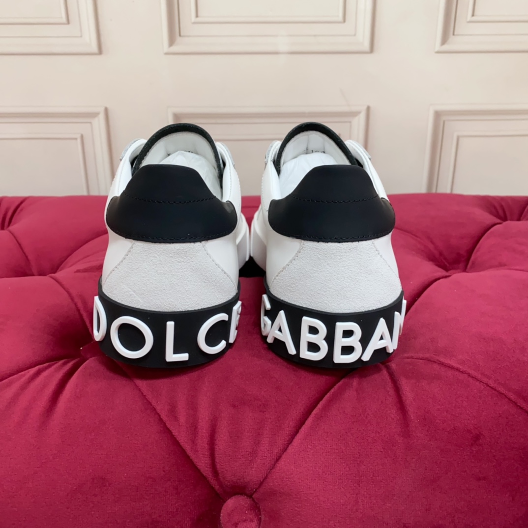 Dolce & Gabbana Calfskin Portofino Sneakers - DesignerGu