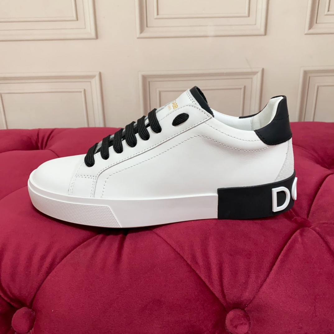 Dolce & Gabbana Calfskin Portofino Sneakers - DesignerGu