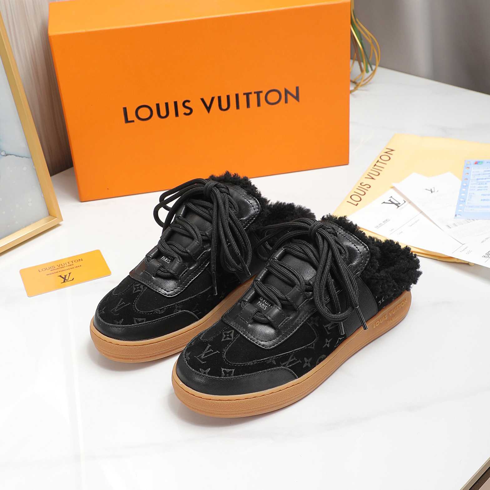 Louis Vuitton Lous Open Back Sneaker - DesignerGu