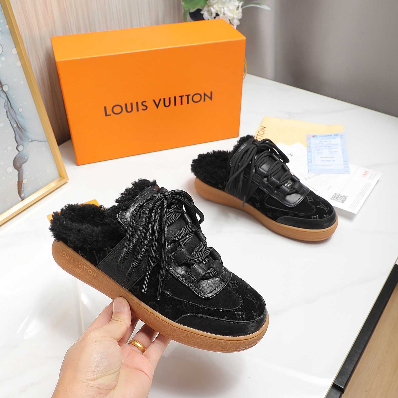 Louis Vuitton Lous Open Back Sneaker - DesignerGu