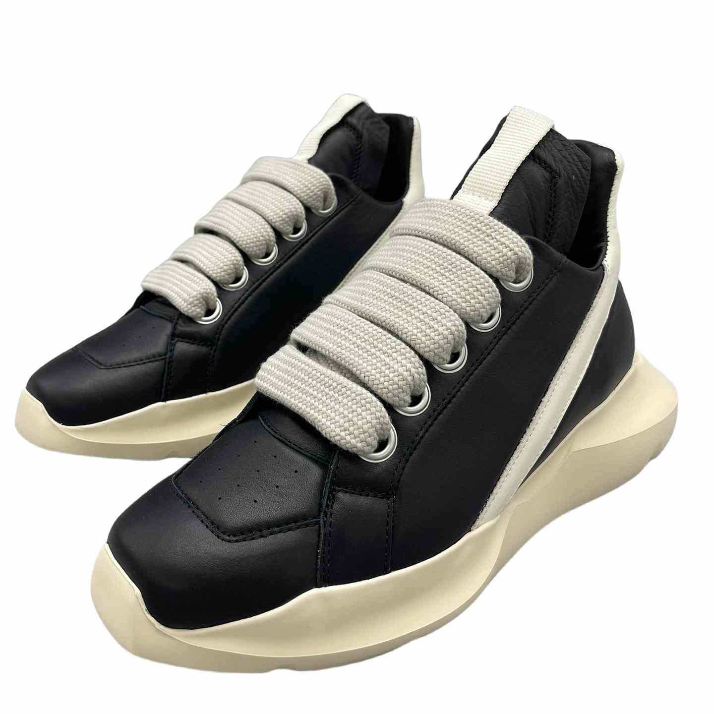 Rick Owens Geth Chunky High-top Sneakers - DesignerGu