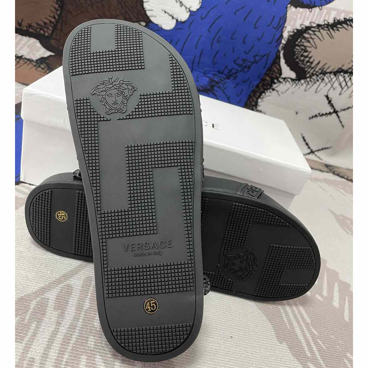 Versace Medusa Slides   - DesignerGu