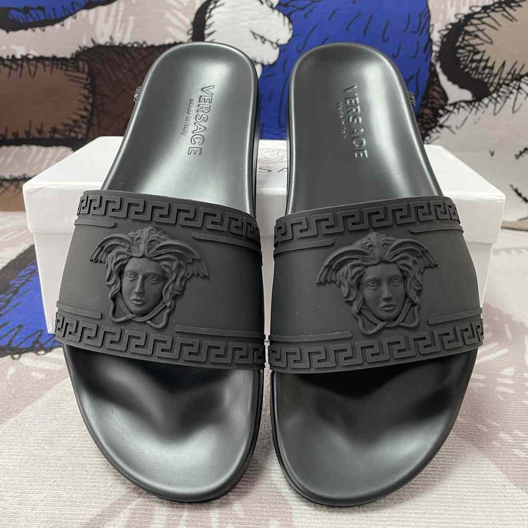 Versace Medusa Slides   - DesignerGu