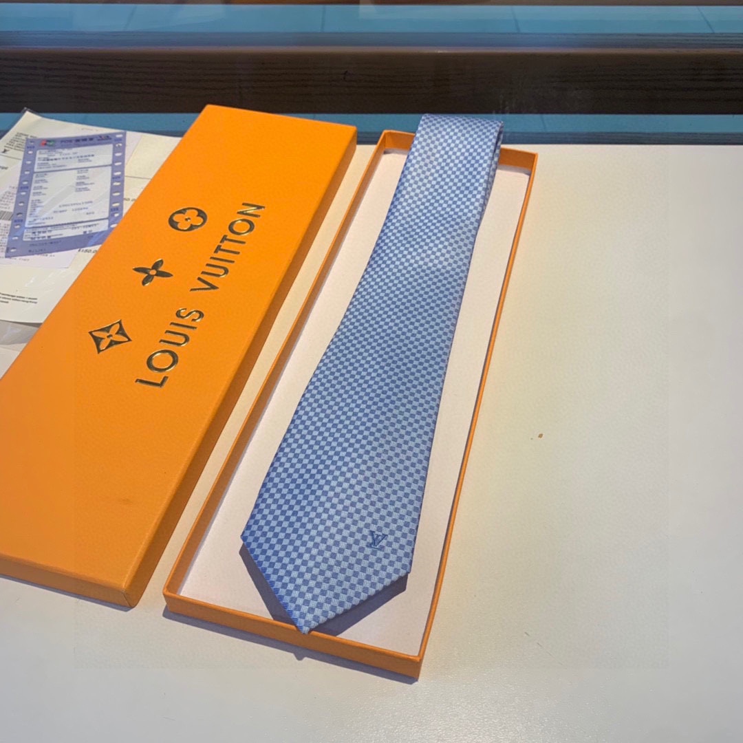 Louis Vuitton Micro Damier Tie - DesignerGu