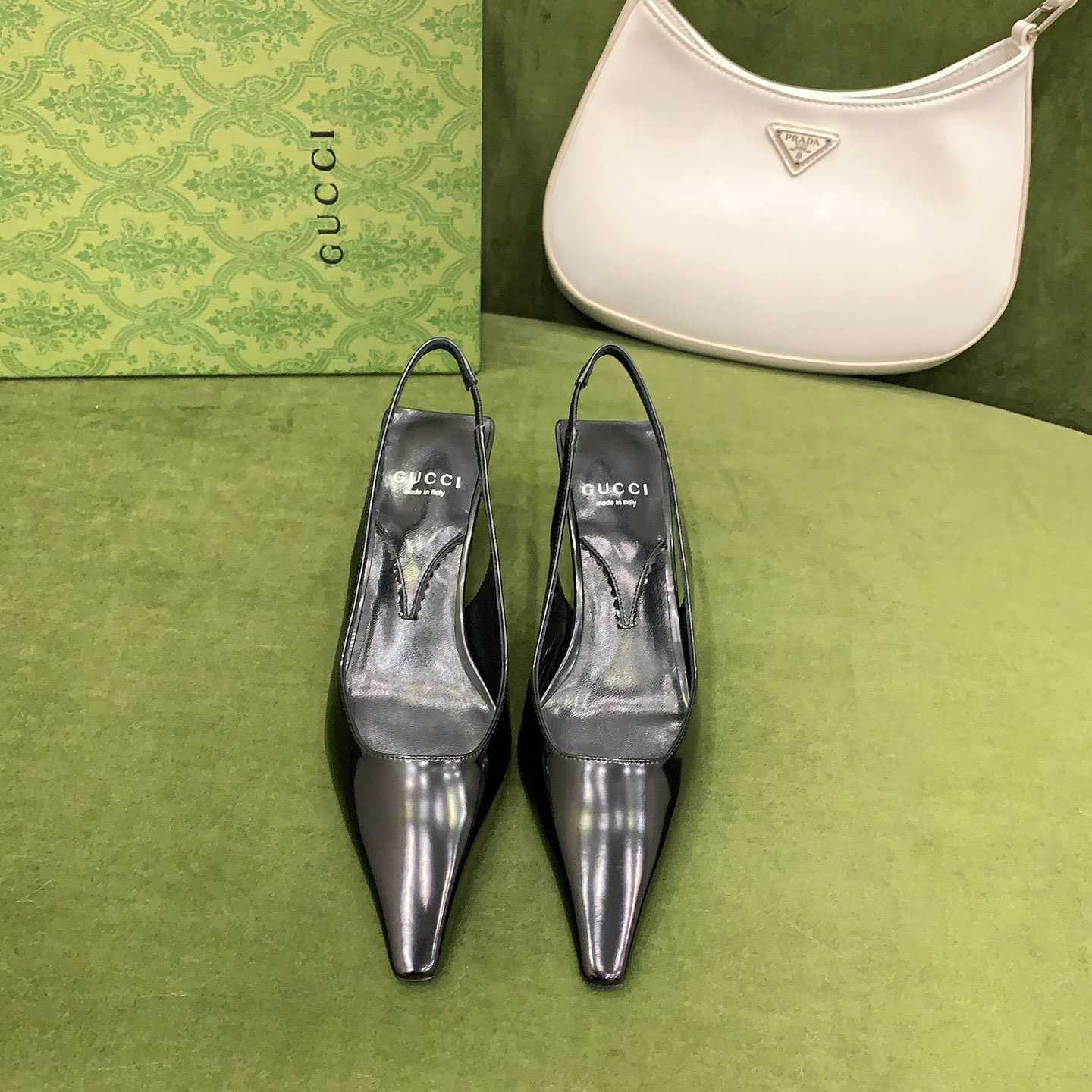 Gucci Women's Slingback Pump - DesignerGu