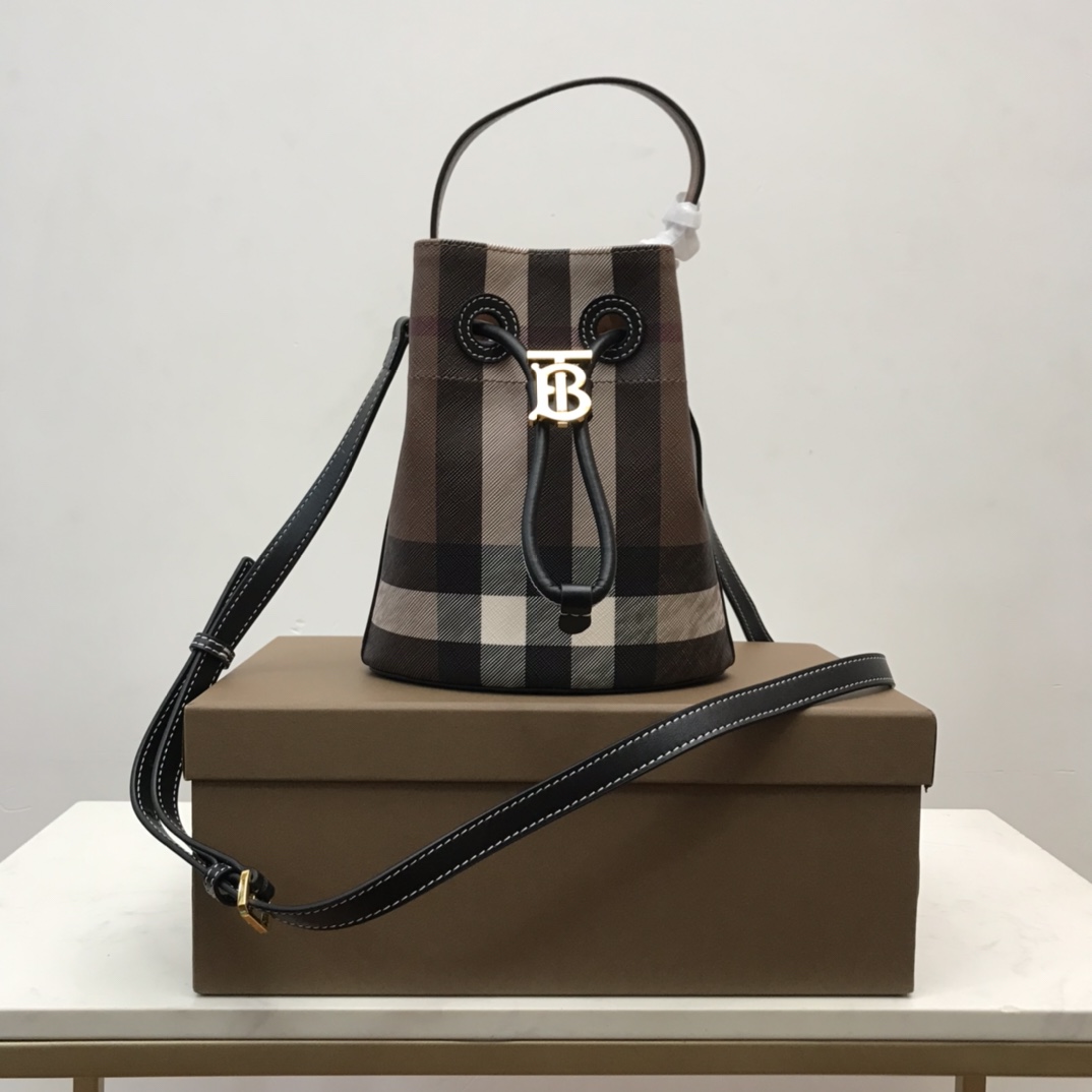 Burberry Mini TB Bucket Bag - DesignerGu