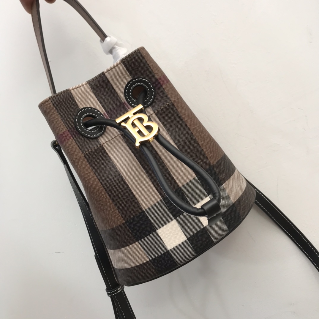 Burberry Mini TB Bucket Bag - DesignerGu