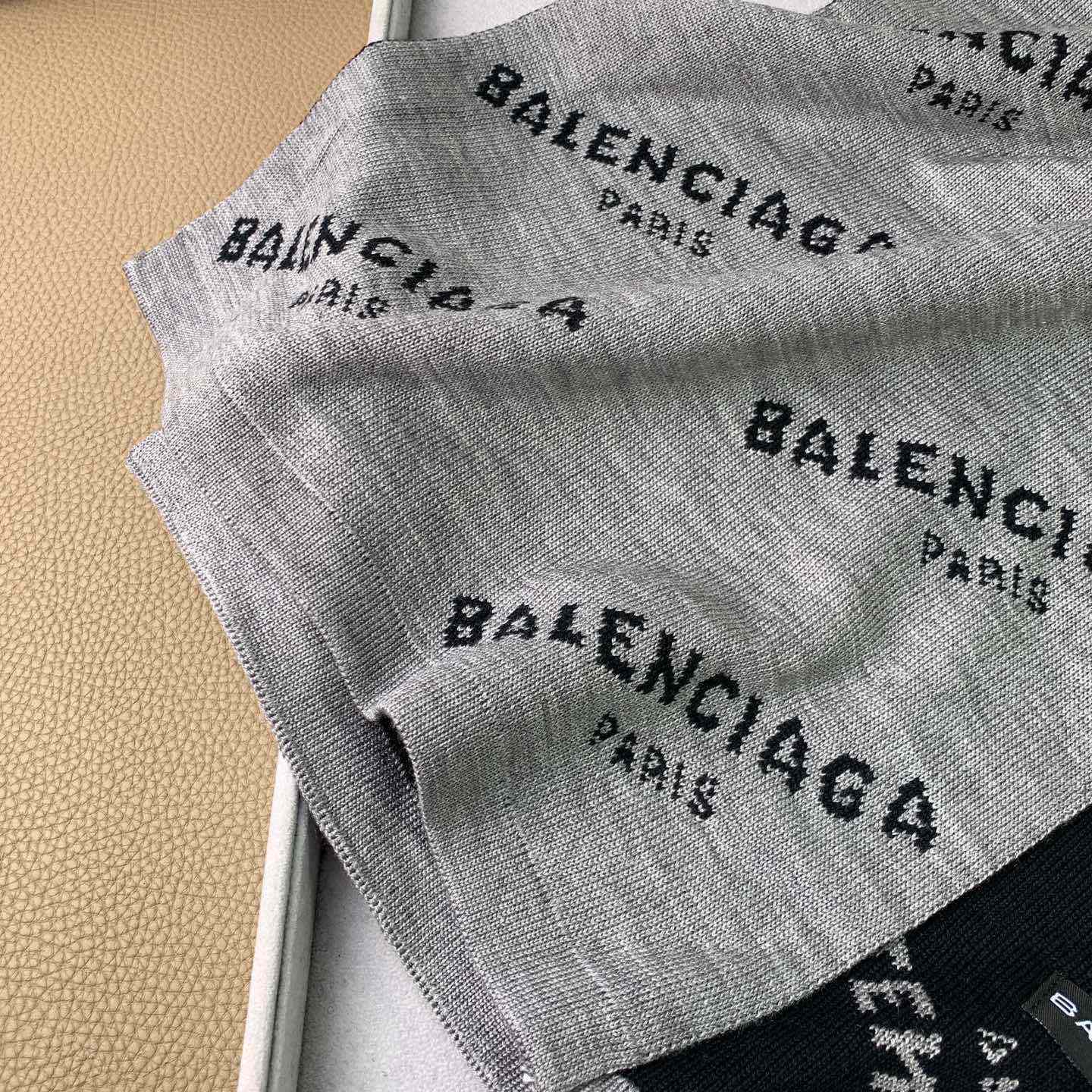 Balenciaga Allover Logo Scarf - DesignerGu