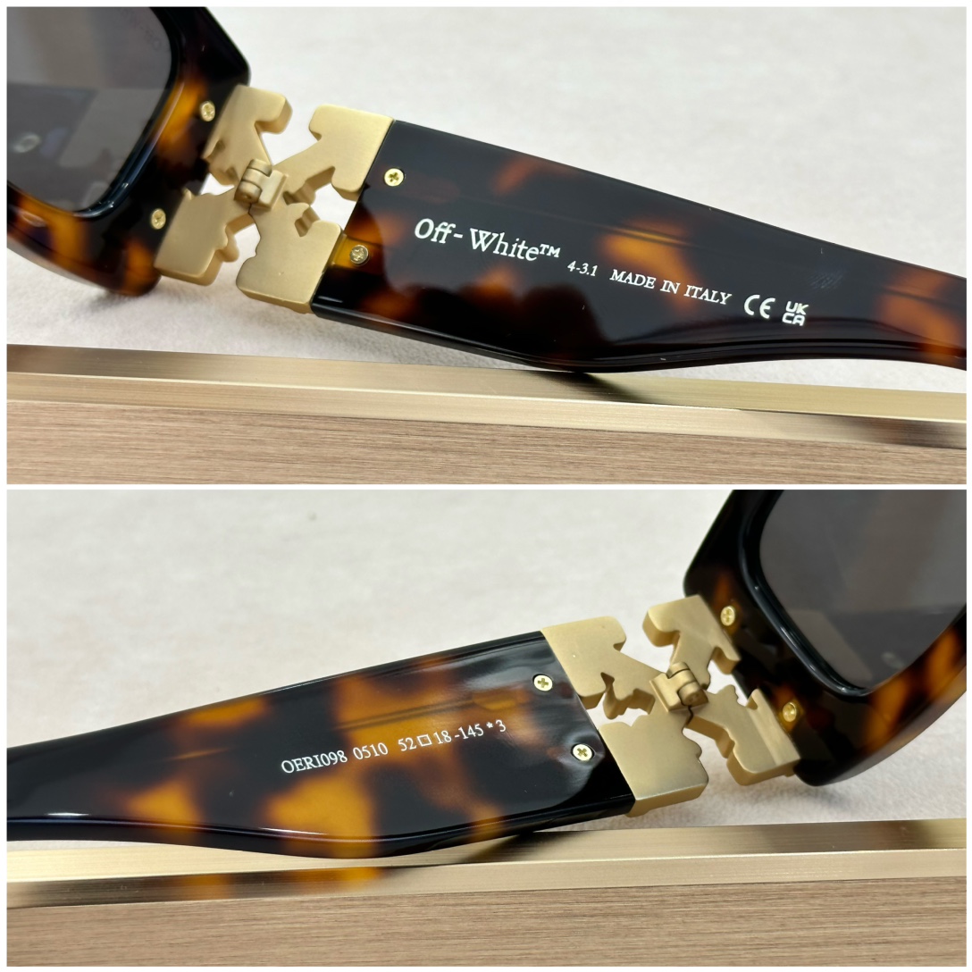 Off White Roma Rectangle-frame Sunglasses    OERI098 - DesignerGu