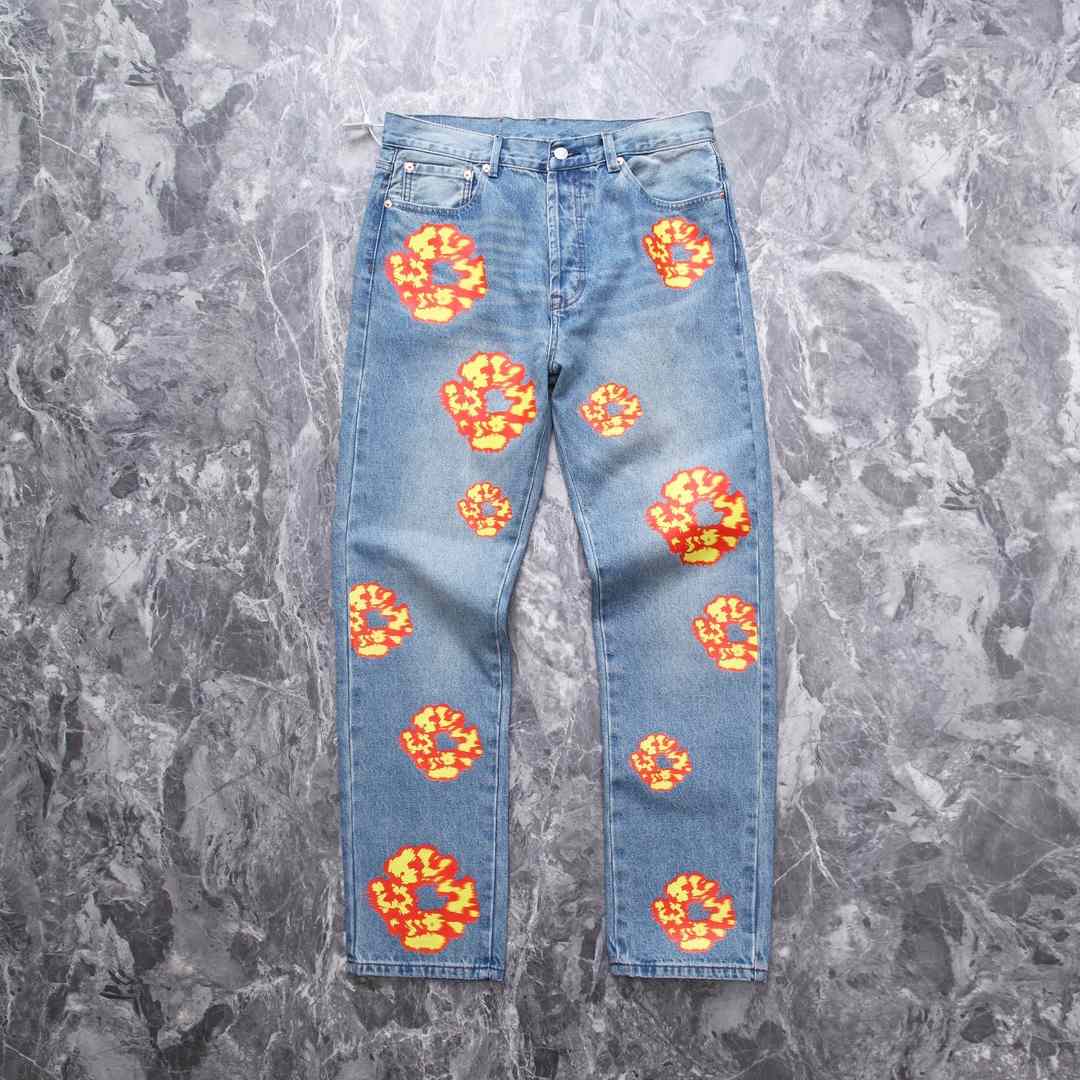 Denim Tears x OffSet Cotton Wreath Denim "Blue" - DesignerGu