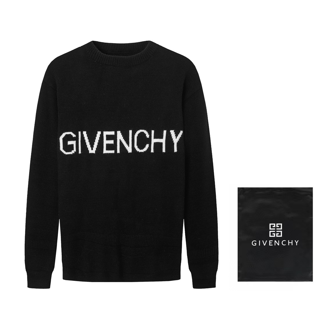 Givenchy 4G Knitted Cotton Crewneck  - DesignerGu