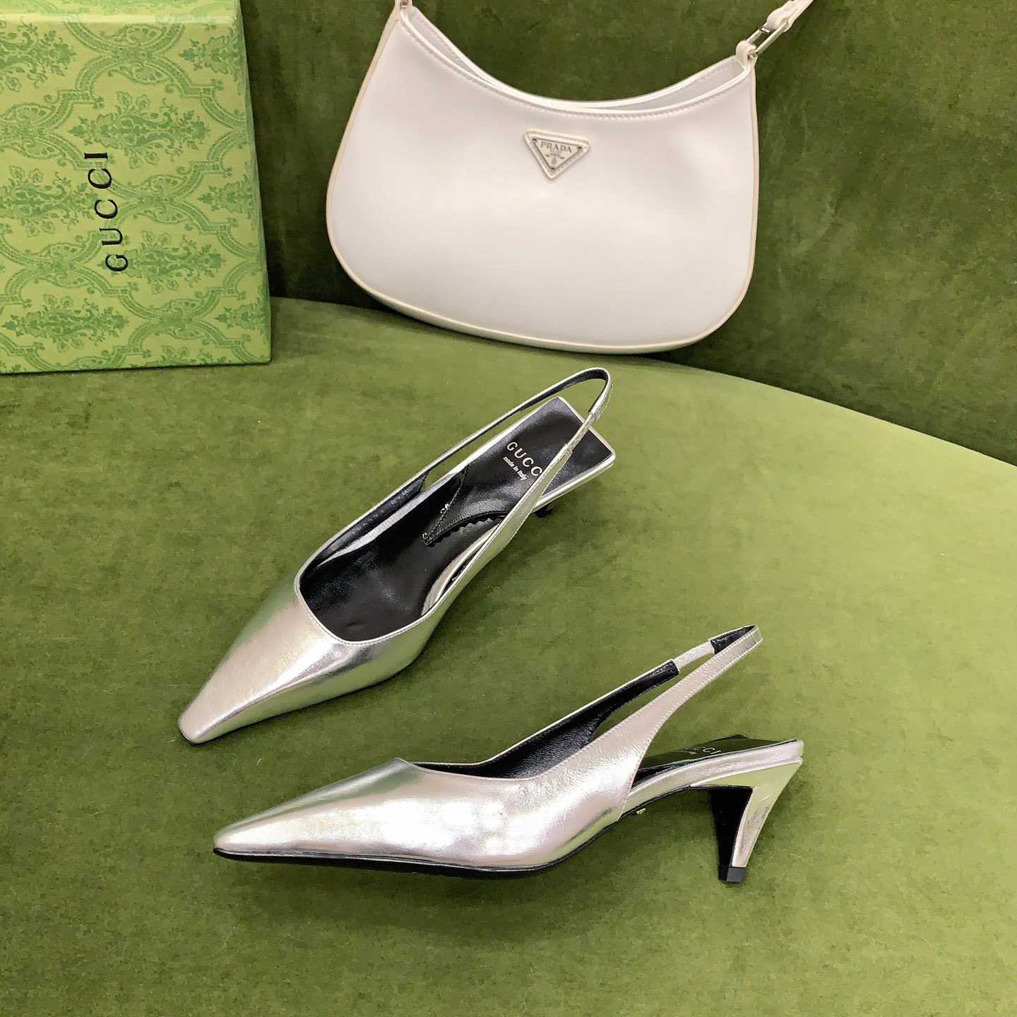 Gucci Women's Slingback Pump - DesignerGu