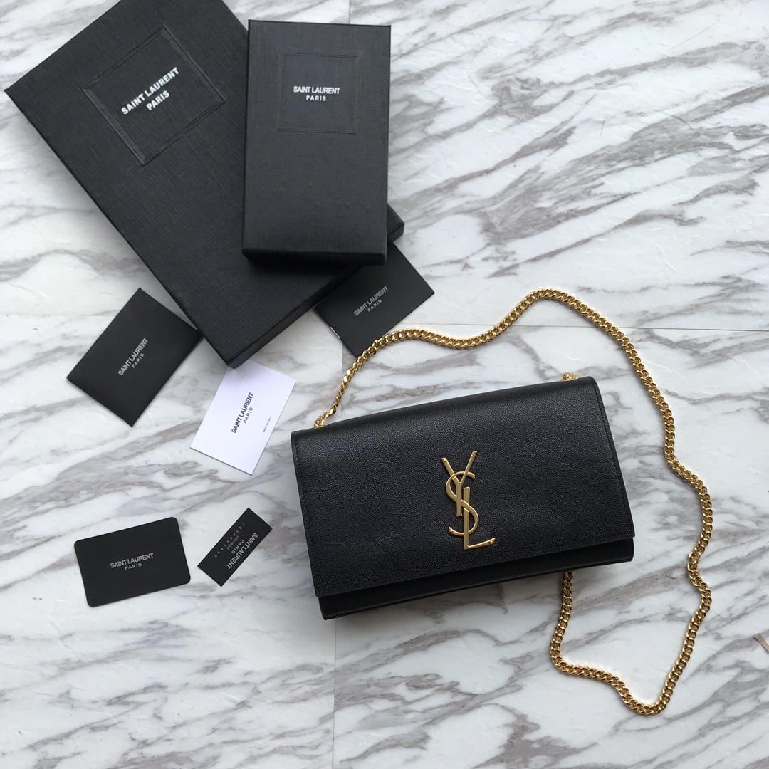 Saint Laurent Kate Medium Leather Shoulder Bag (24*14.5*5.5cm) - DesignerGu