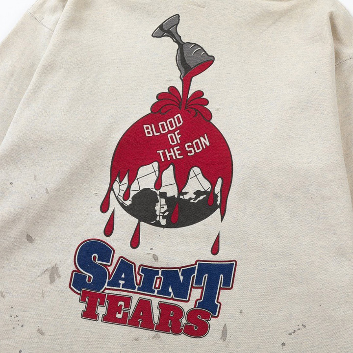 Saint Michael x  Denim Tears Holy Grail Hoodie - DesignerGu