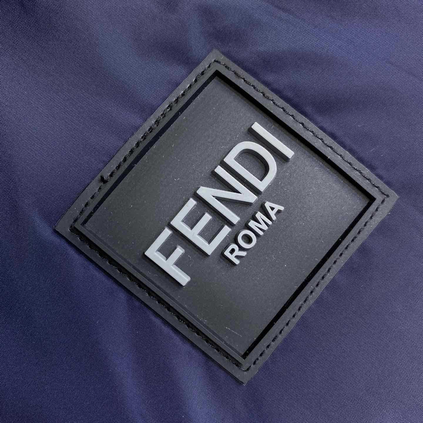 Fendi Blue Tech Fabric Jacket - DesignerGu