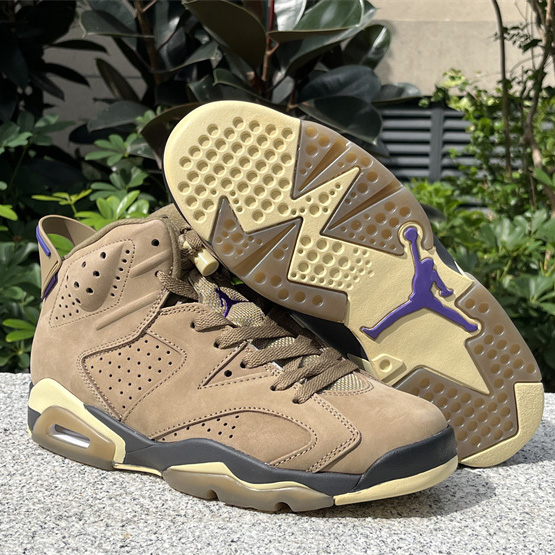 Air Jordan 6 Gore-Tex “Brown Kelp”  Sneaker               FD1643-300 - DesignerGu