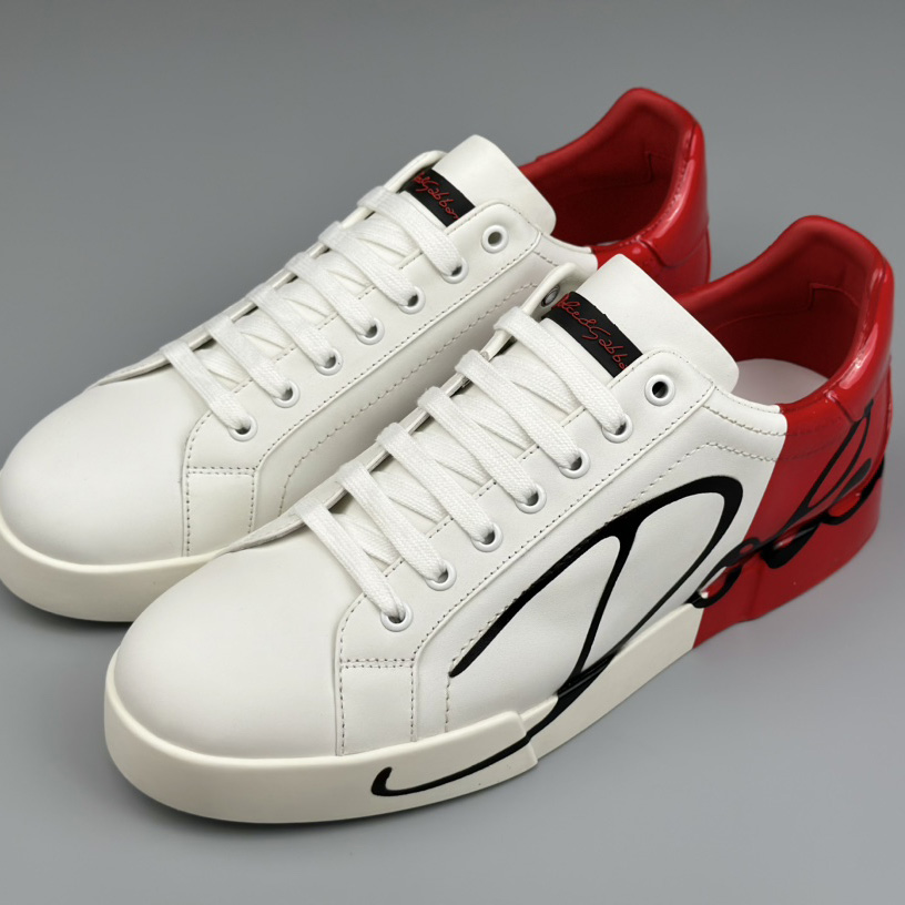 Dolce & Gabbana Leather Sneakers - DesignerGu