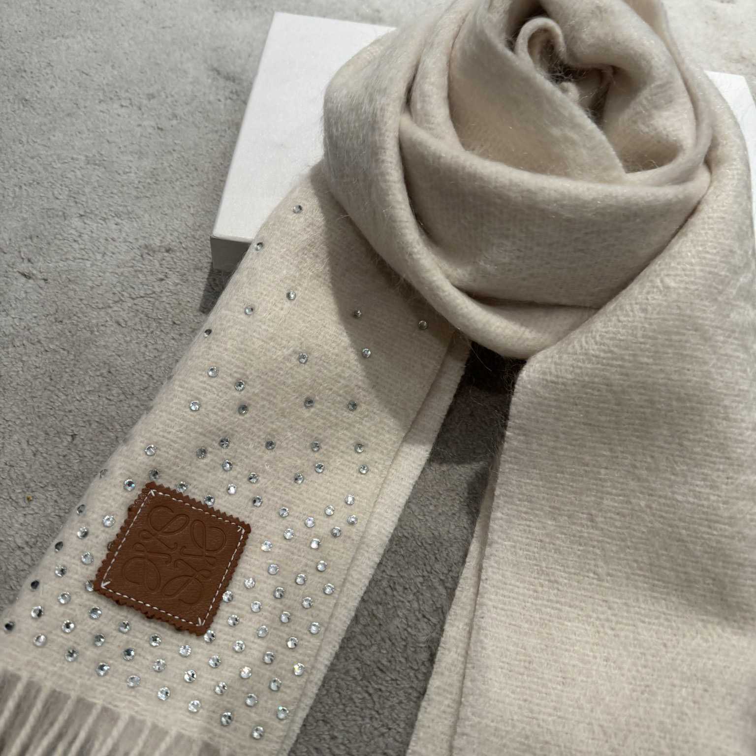 Loewe Scarf In Mohair And Wool - DesignerGu