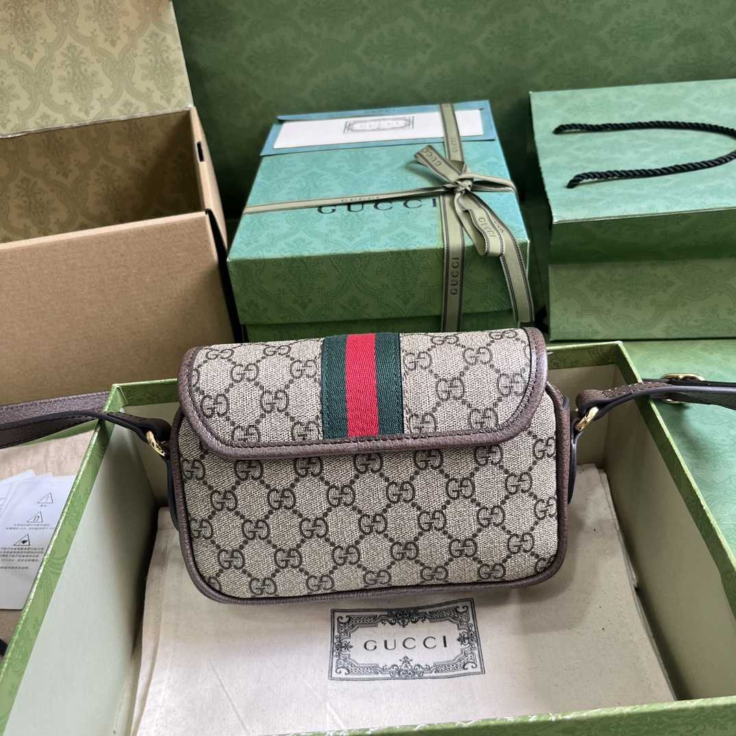 Gucci Ophidia GG Mini Shoulder Bag (19x 13x 5cm) - DesignerGu