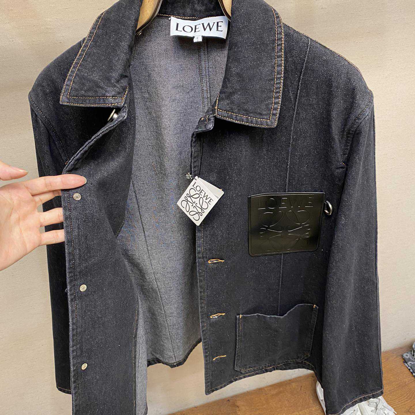 Loewe Workwear Jacket In Denim - DesignerGu