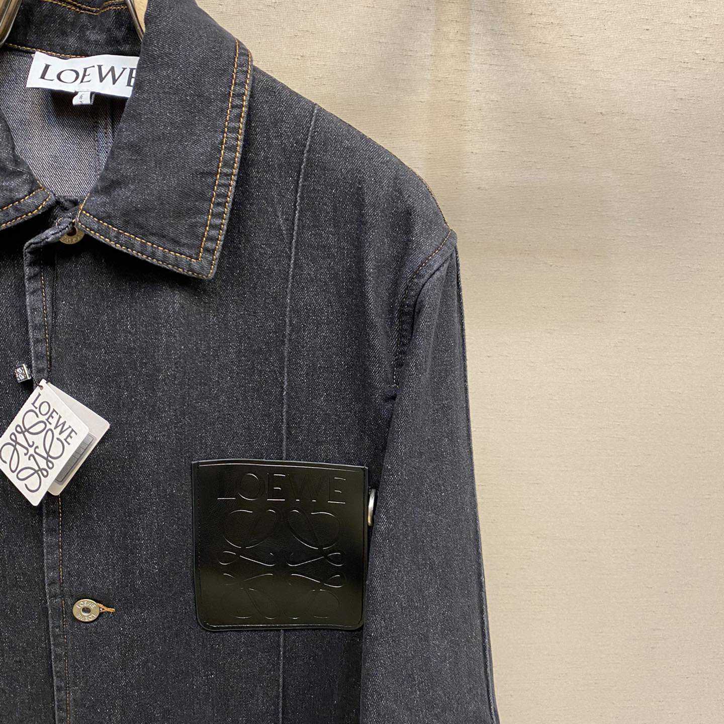 Loewe Workwear Jacket In Denim - DesignerGu