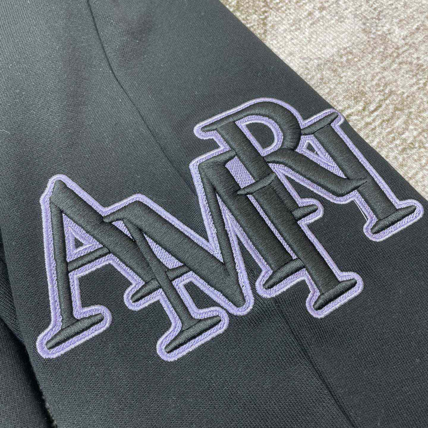 Amiri Logo-embroidered Cotton Track Pants - DesignerGu