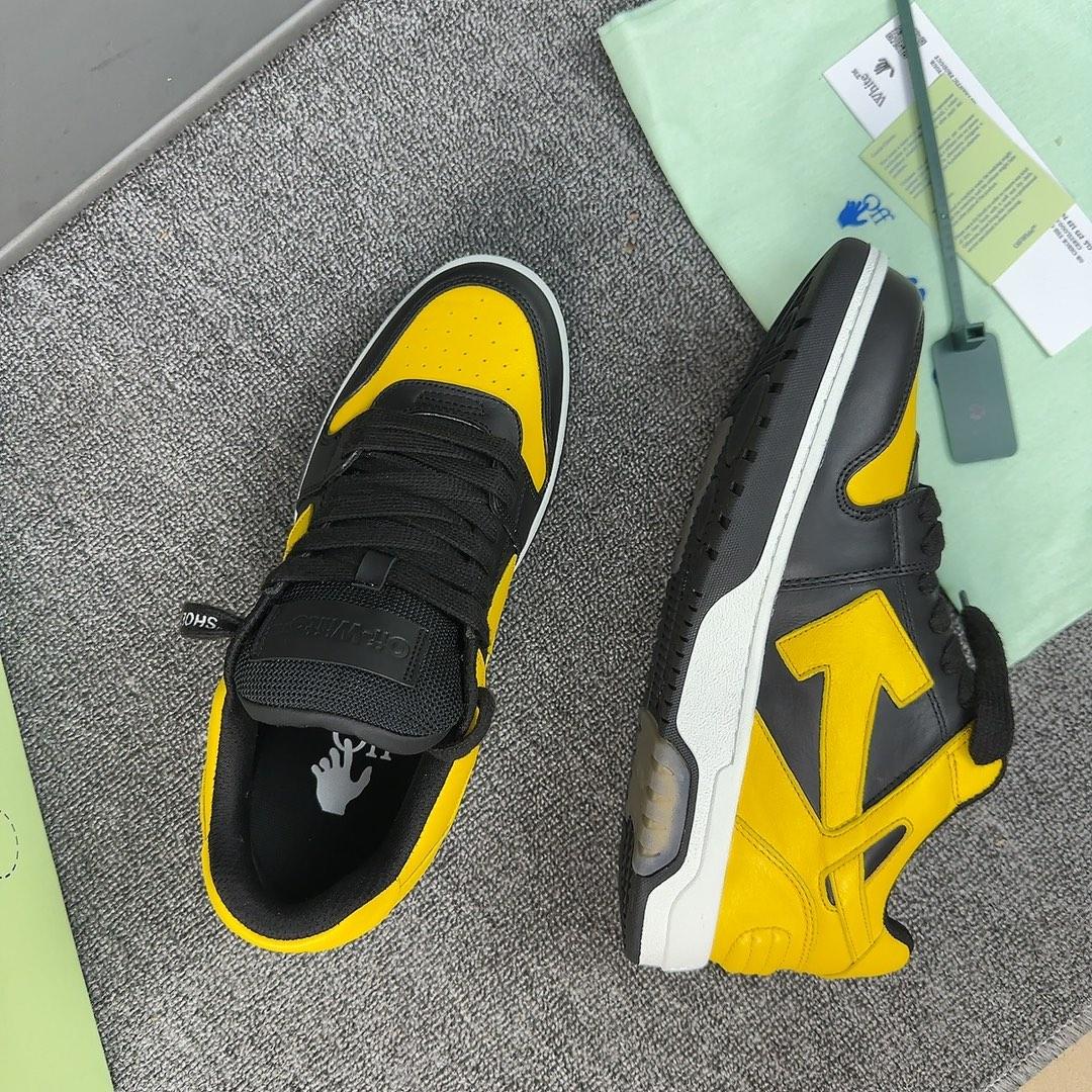 Off White c/o Virgil Abloh Men's Yellow Out Of Office - DesignerGu