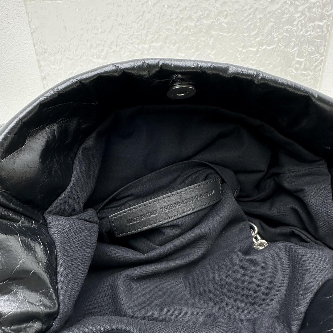 Balenciaga Monaco Small Chain Bag In Black - DesignerGu