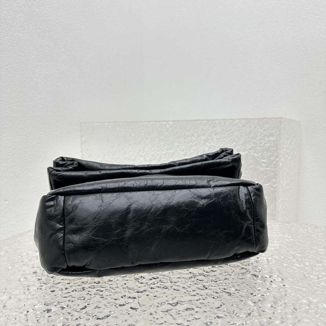 Balenciaga Monaco Small Chain Bag In Black - DesignerGu