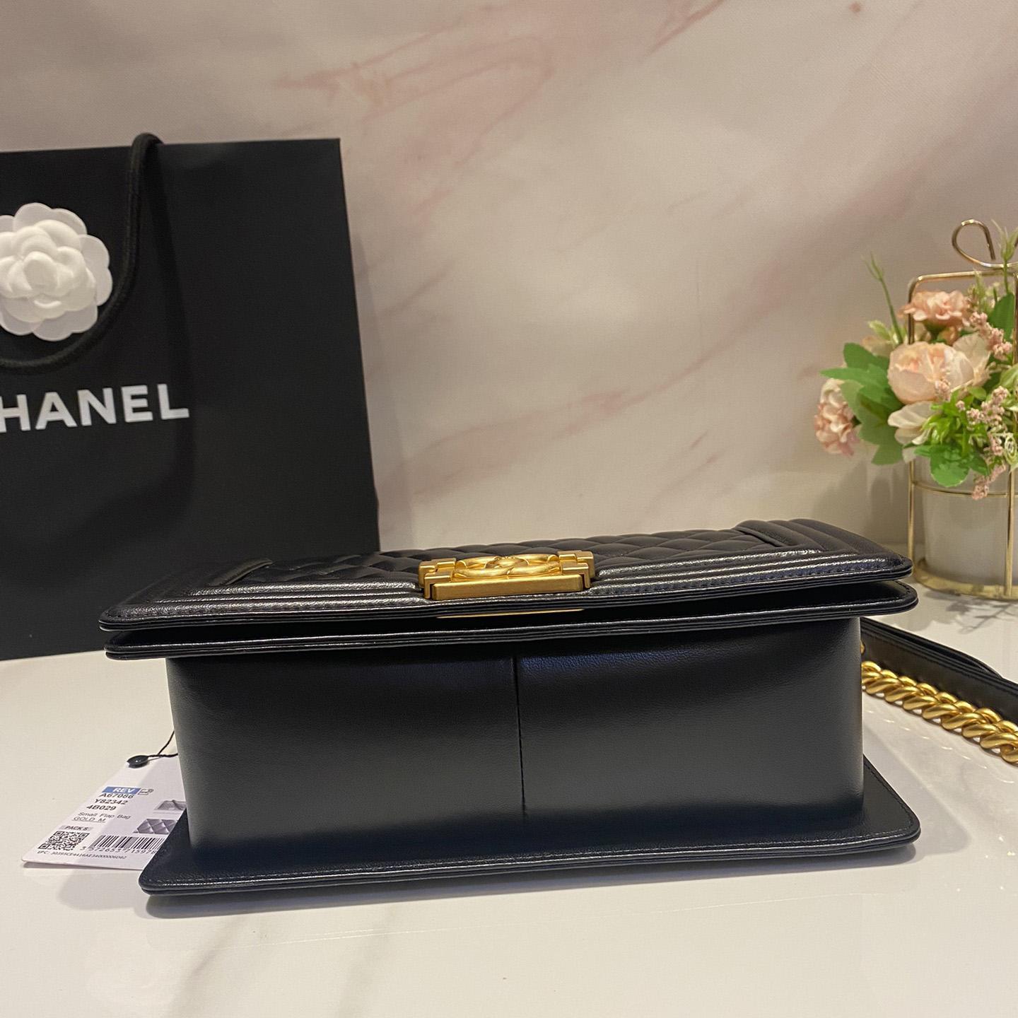 Chanel Leboy Old Medium Caviar With Brushed Gold Hardware  25cm - DesignerGu