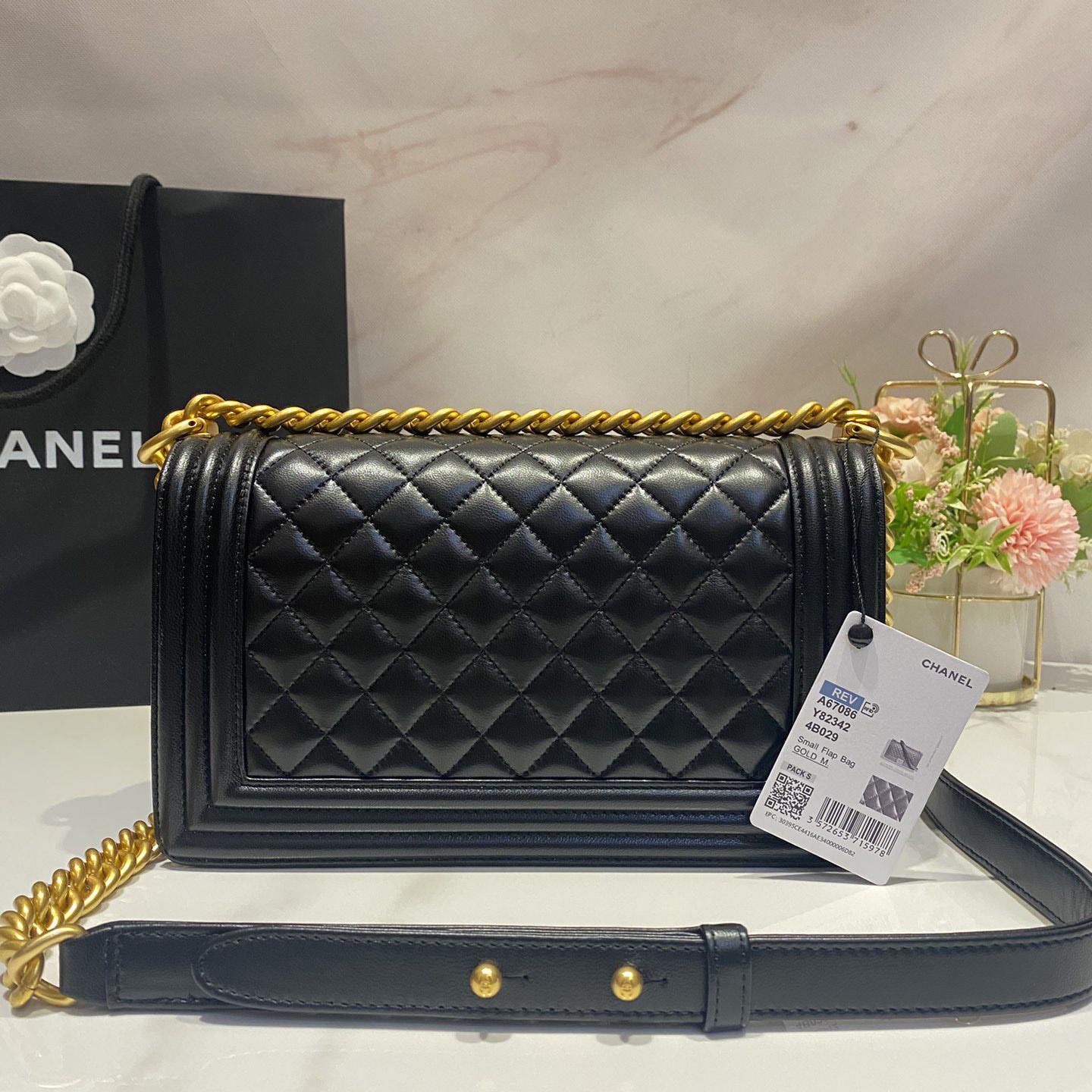 Chanel Leboy Old Medium Caviar With Brushed Gold Hardware  25cm - DesignerGu