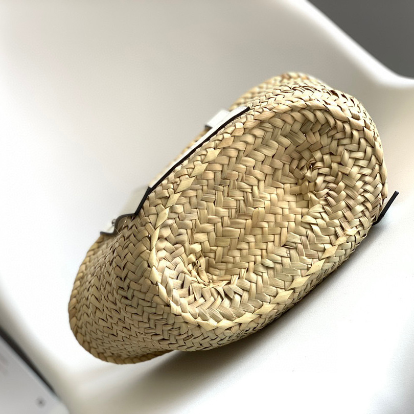 Loewe Leather Logo Basket - DesignerGu